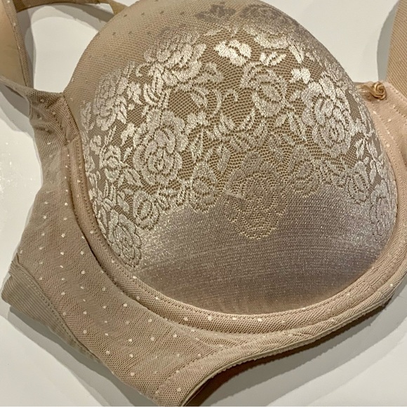 Soma Beige Stunning Support Full Coverage Padded Bra 40DD - Picture 5 of 9